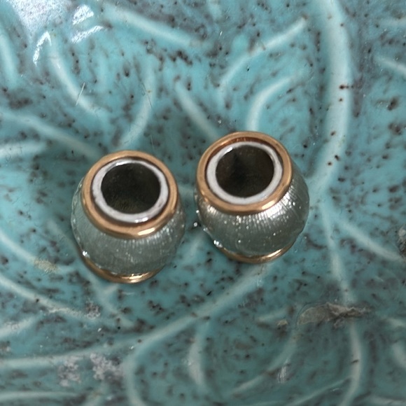 Brighton Vintage Retired Silver & Gold Beads (Bundle of 2) Super Shiny - Picture 3 of 4